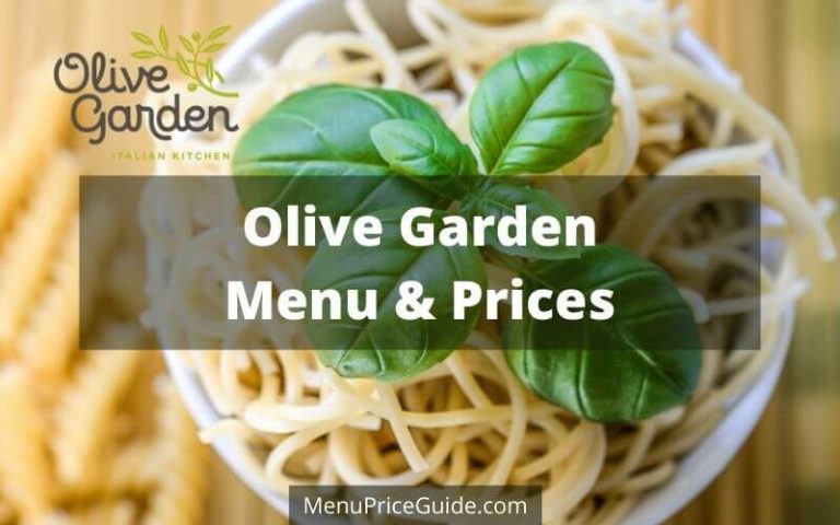 Olive Garden Menu and Prices