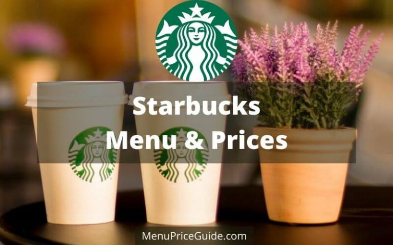 Starbucks Menu & Prices