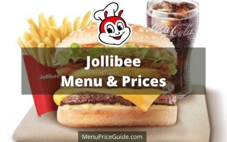 Jollibee Menu Prices