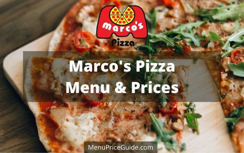 Marco's Pizza Menu Prices