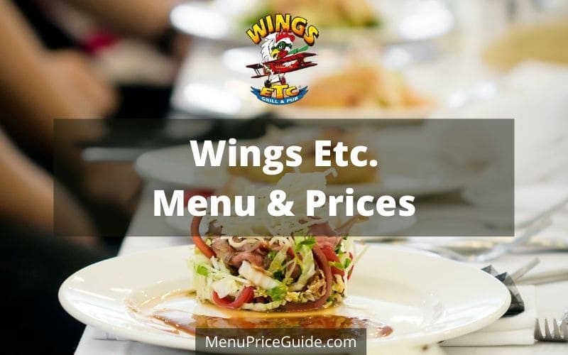 Wings Etc Menu Prices