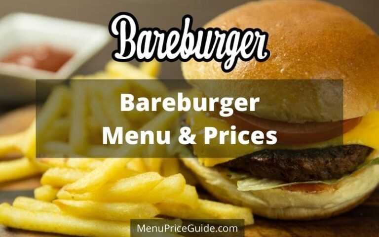 Bareburger Menu Prices