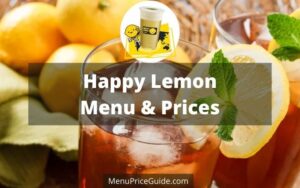 Happy Lemon Menu Prices