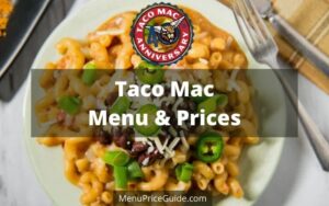 Taco Mac Menu Prices
