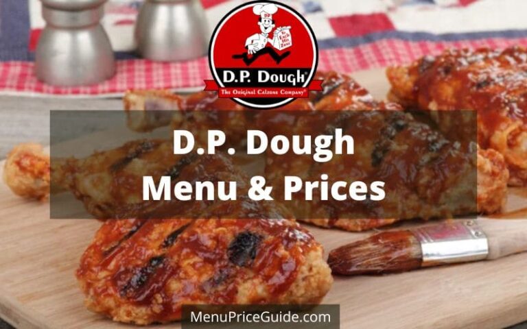 D.P. Dough Menu Prices