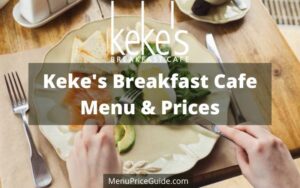 Keke's Breakfast Cafe Menu Prices