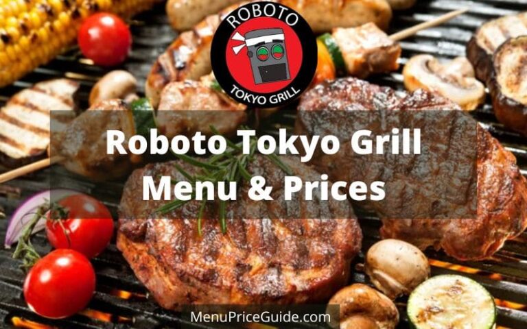 Roboto Tokyo Grill Menu Prices