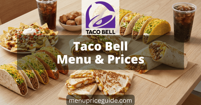 Taco Bell Menu with prices