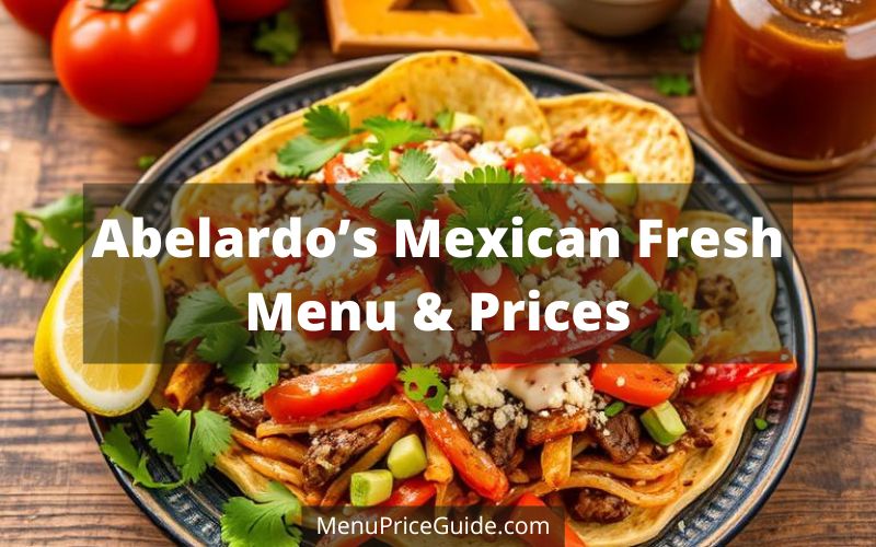Abelardo’s Mexican Fresh Menu Prices