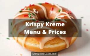 Krispy Kreme Menu Prices