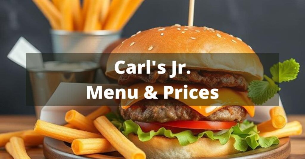 Carl's Jr. Menu with Prices