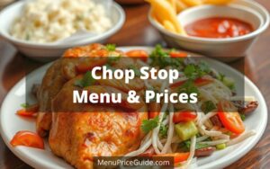 Chop Stop Menu with Prices