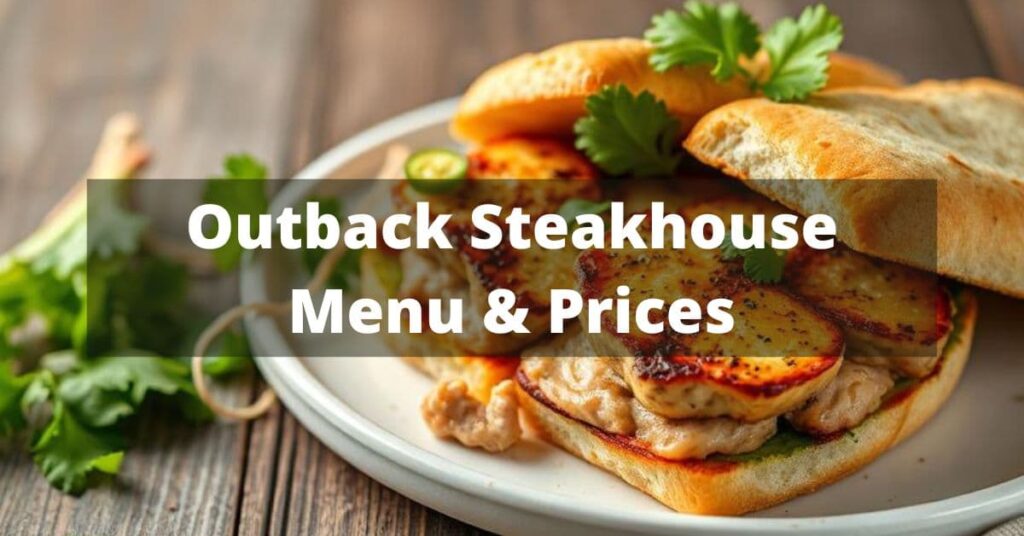 Outback Steakhouse Menu with Prices