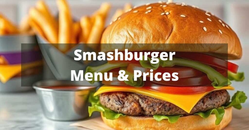 Smashburger Menu with Prices