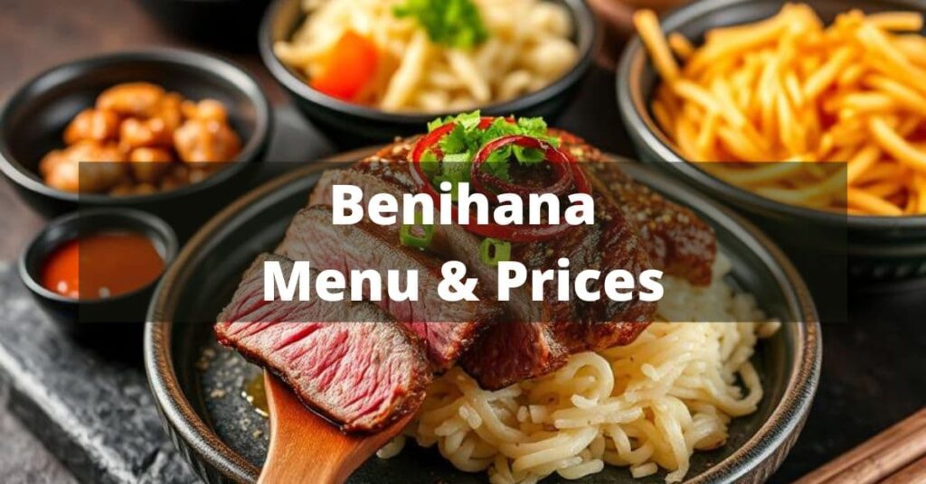 Benihana Menu with Prices