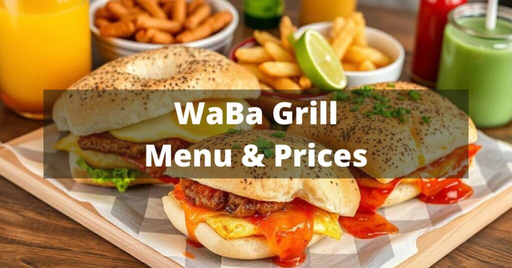 WaBa Grill Menu with Prices