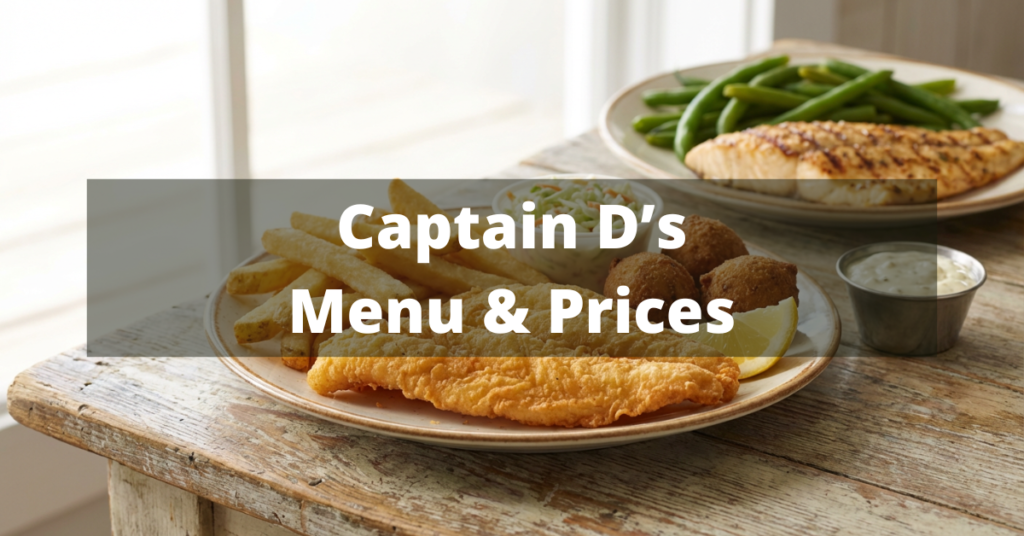 Captain D’s Menu & Prices