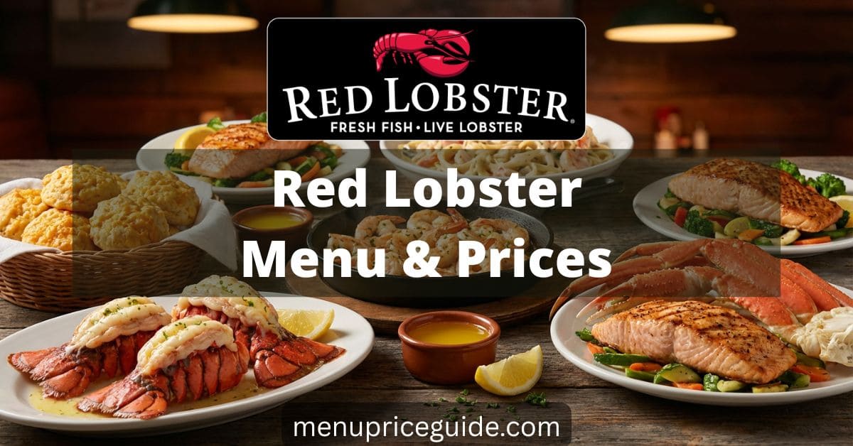 Red Lobster Menu with Prices