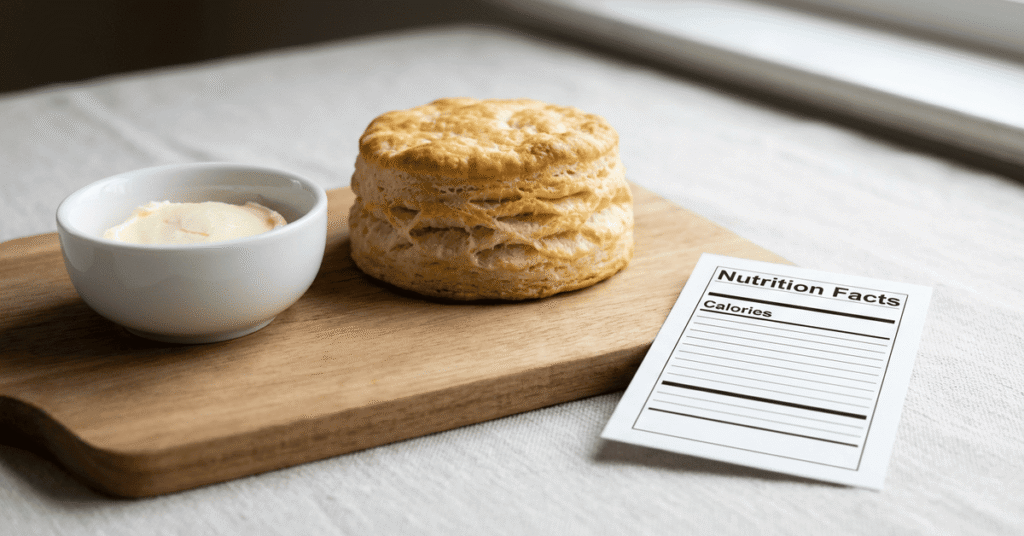 Calories in a KFC biscuit without butter or honey