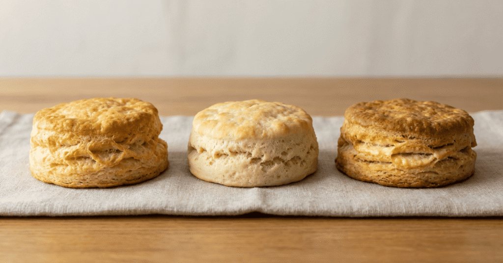KFC biscuit compared with other fast food biscuits