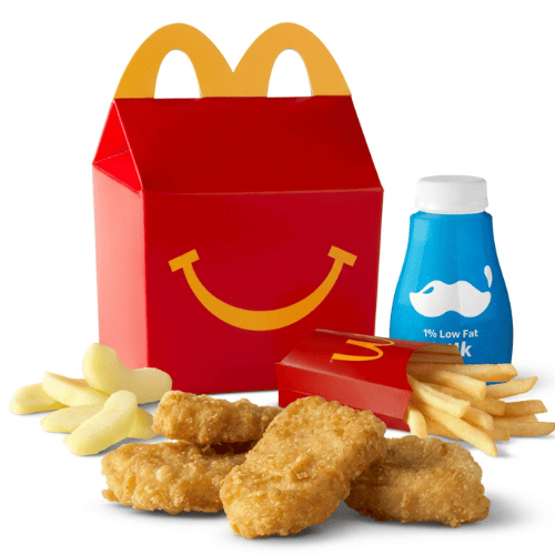 4 Piece McNuggets Happy Meal