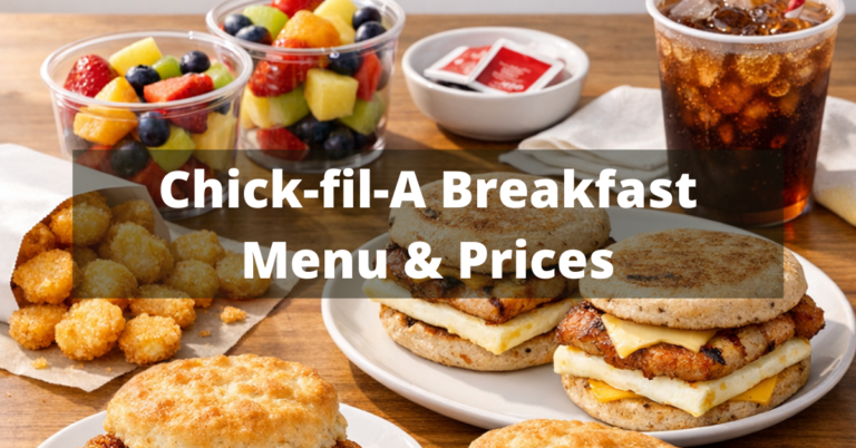 Chick-fil-A Breakfast Menu
