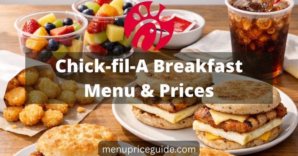 Chick-fil-A Breakfast Menu prices