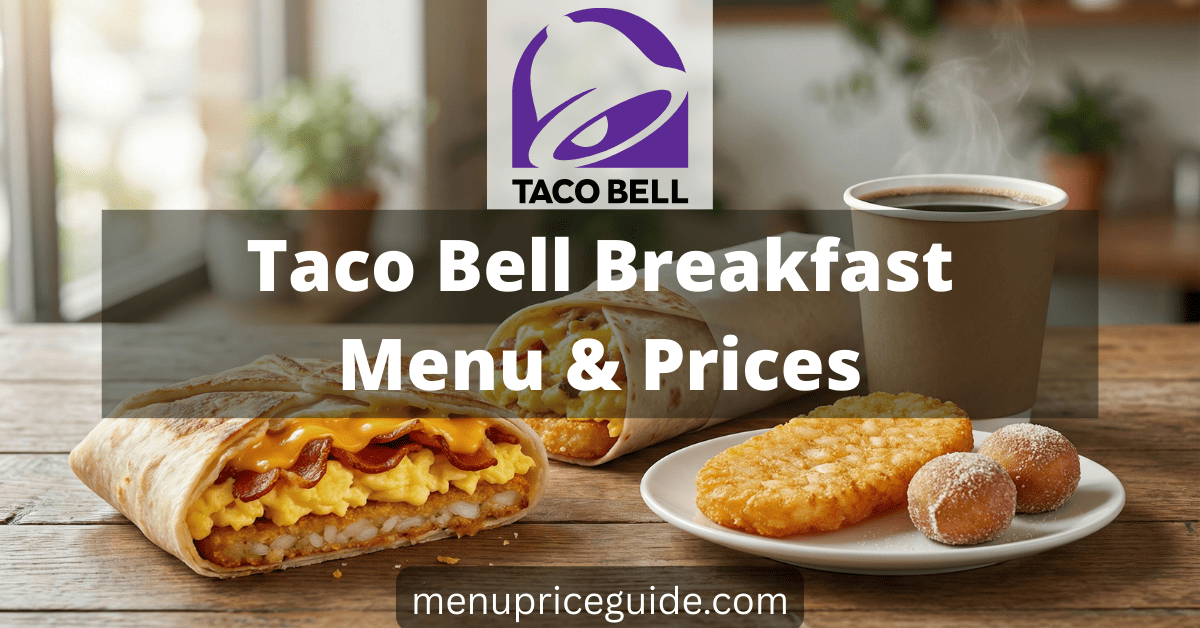 Taco Bell Breakfast Menu with prices
