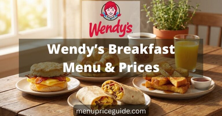 Wendy's Breakfast Menu with prices featured image