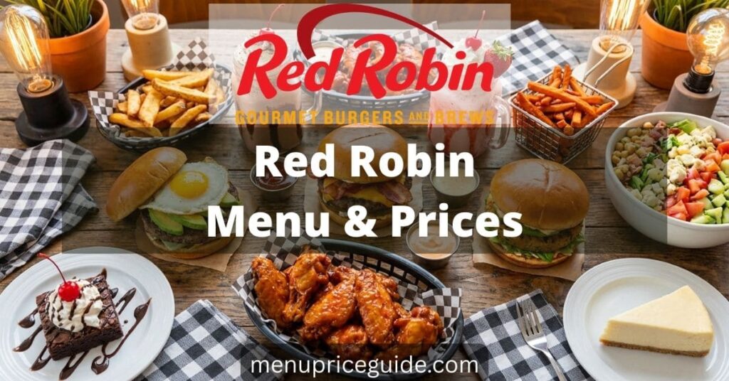 red robin menu with prices featured image