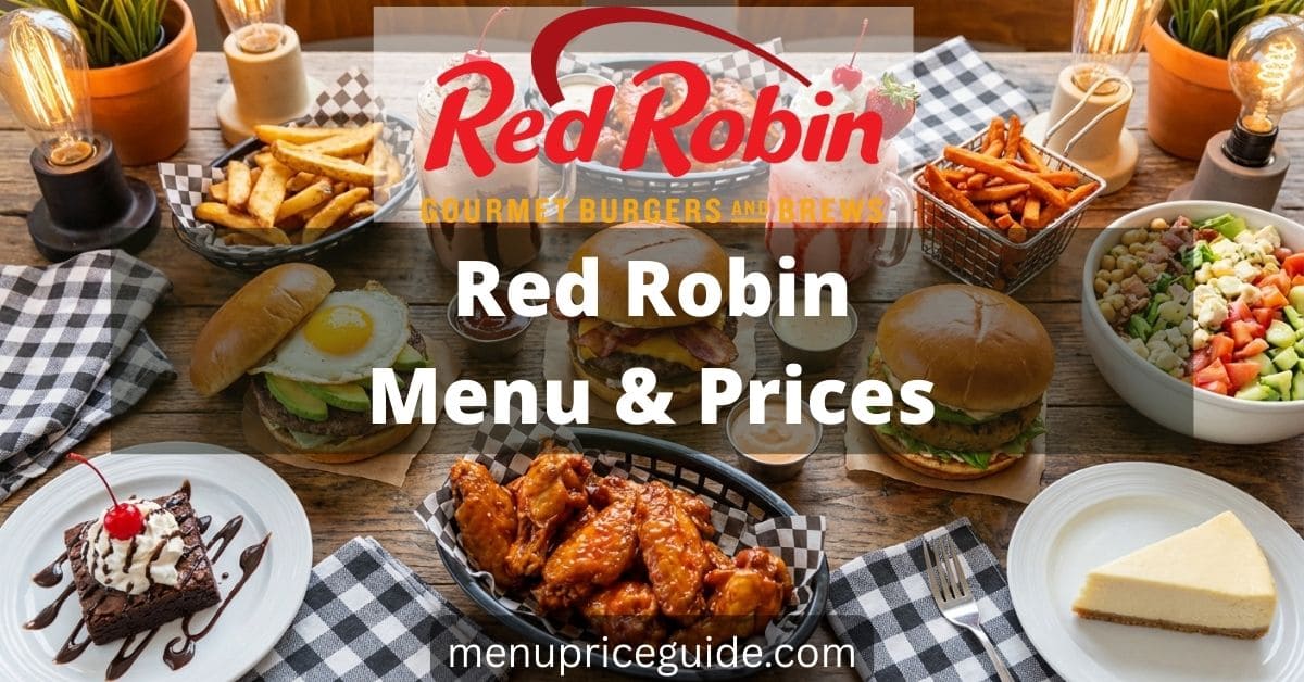 red robin menu with prices featured image