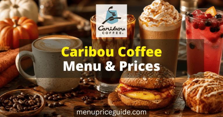 Caribou Coffee Menu with Prices