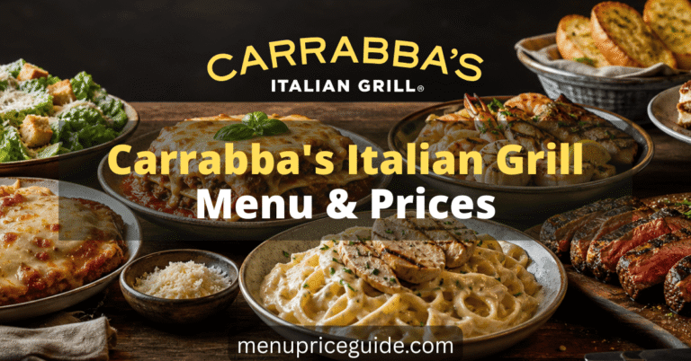 Carrabbas Italian Grill Menu with Prices
