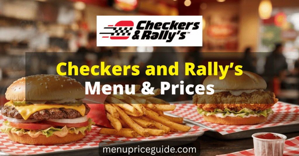 Checkers and Rally’s Menu with Prices