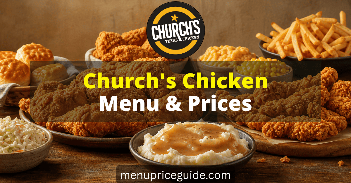 Church's Chicken Menu with Prices