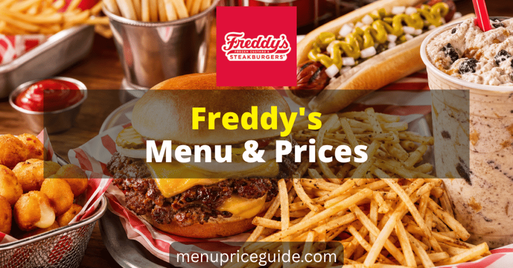 Freddy's Menu with Prices