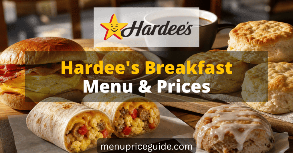 Hardee's Breakfast Menu with Prices