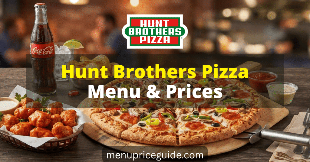 Hunt Brothers Pizza Menu with Prices