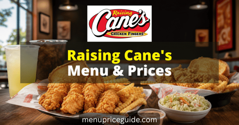 Raising Canes Menu with Prices featured image