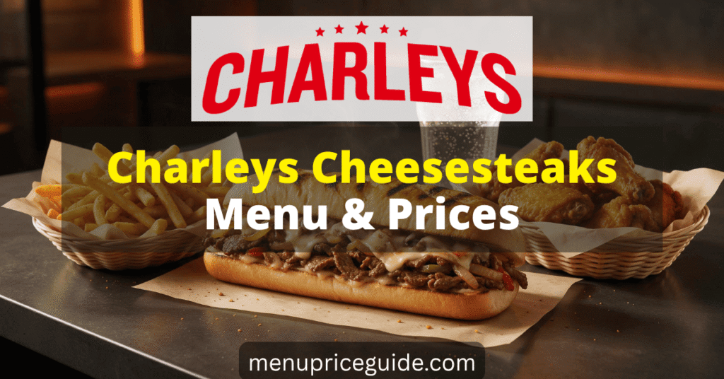 Charleys Cheesesteaks Menu with Prices
