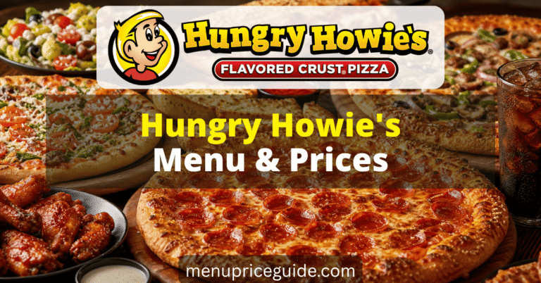 Hungry Howies Menu with Prices