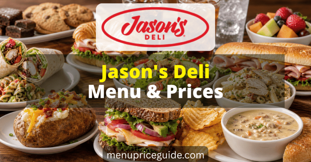 Jasons Deli Menu with Prices